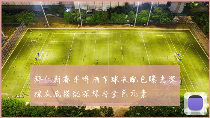 拜仁新赛季啤酒节球衣配色曝光深棕灰底搭配深绿与金色元素