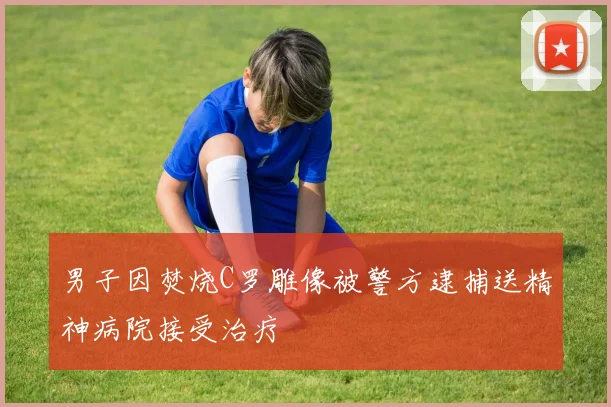 男子因焚烧C罗雕像被警方逮捕送精神病院接受治疗